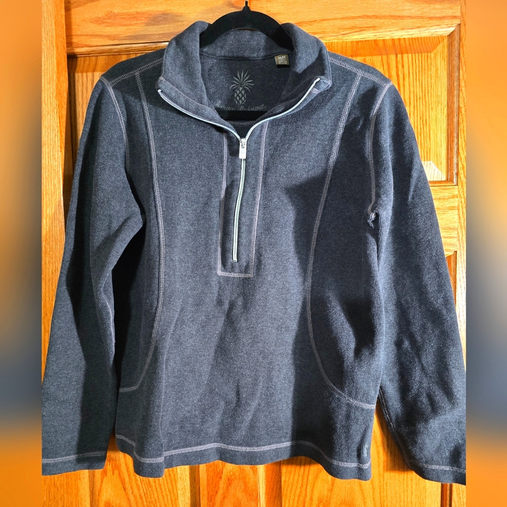 TOMMY BAHAMA Half Zip Pullover Size M (Gray)